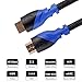8k Hdmi Cable,8K&60Hz 4K@120Hz 4320P UHD Hdmi Cable 48gbps 2.1 for Computer Tv Any Other Hdmi-Enable Device 8k Cable hdmi 6 Feet