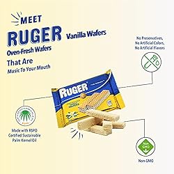 Ruger Wafers Austrian Wafers, Vanilla, 2.125 Ounce