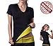 Slimming Neoprene Body Shaper Shirt - Sauna and Workout Tshirt - Wetsuit Womens Slimmer - Gym Top for Weight Loss
