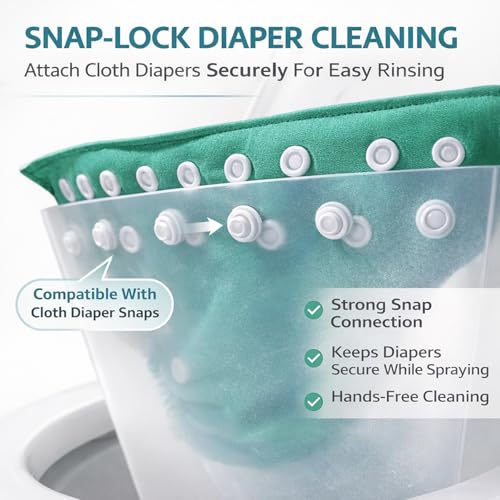 Cloth Diaper Sprayer Splatter Shield with Grabber Reacher Tool photo 7