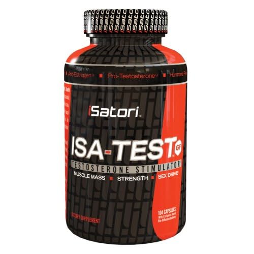 iSatori ISA-TEST GF, Advanced Testosterone Booster For Men, 104 Capsules, Muscle, Strength, and Sexual Health image