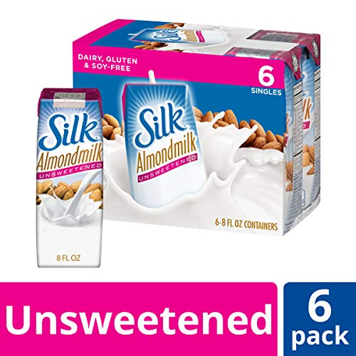 Silk ShelfStable Almondmilk Singles, Unsweetened, DairyFree, Vegan