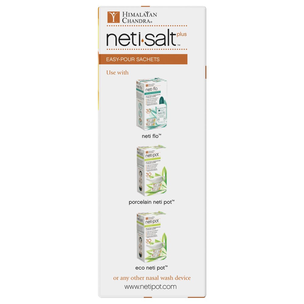 Himalayan Chandra Neti Salt Plus Refill Sachet 60ct