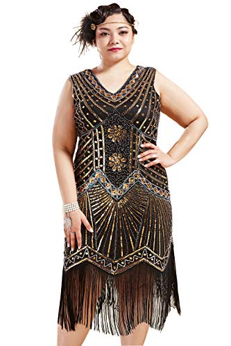 Plus Size Roaring 20s Dress - Best Halloween Costumes, Accessories & Decorations.