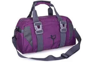 WVMKOR Small/Large Dance Duffle Bag For Girls Sport Gym Bags For Women Yoga Bag (Purple, Small)