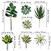 Supla 15 Pcs Assorted Artificial Succulents Plants Unpotted Small Green Hops Aloe Echeveria Air Plant Pick Fake Succulents Bulk for Succulent Garden Floral Arrangement Wreath Indoor Outdoor Home Décor