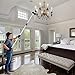 HighLight Chandelier Light Bulb Changer for High Ceilings - 6 Foot Telescoping Extension Pole with Sticky Bulb Grabber for Upward and Downward Facing Bulbs - For Candelabra Bulbs Only