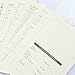 Filler Paper, Refills 6 Holes Lined Beige Paper for A5 Loose Leaf Binder Notebook Journal, 5.55 X 8.1 Inches, 90 Sheets/180 Pages (0032) (White)