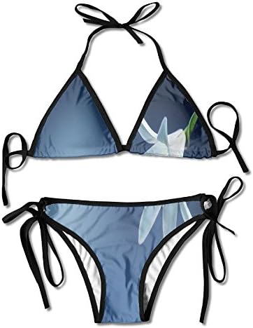OYOOKO Dendrobium Lily Padded Top Bottom Bikini Swiming Suit Two Piece Suits