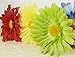 10 PCS Real Touch Latex Silk Artificial fake plastic Daisy Chrysanthemum Flowers Sun Chrysanthemum,Sunflower, Simulation Gerber, Dimorphotheca,Party Room home Decoration DIY Flower Bouquet (red)