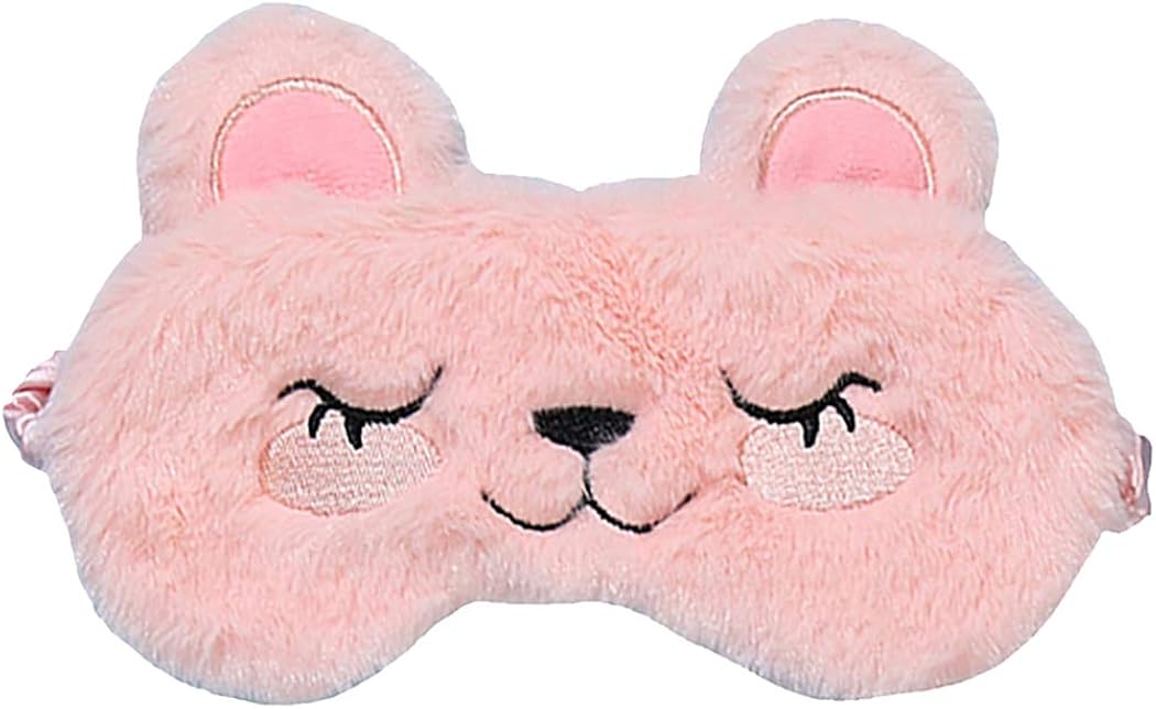 Fascigirl Animal Sleeping Mask Fashion Nap Eye Cover Cartoon Sleep Mask Plush Eye Mask Animal