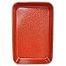 casaWare Toaster Oven Baking Pan 7 x 11-inch Ceramic Coated Non-Stick (Red Granite)