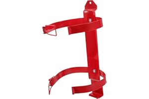 SHINEOFI Heavy Duty Fire Extinguisher Wall Mount Bracket Adjustable Fire Extinguisher Holder for Vehicle Home Office Compact 