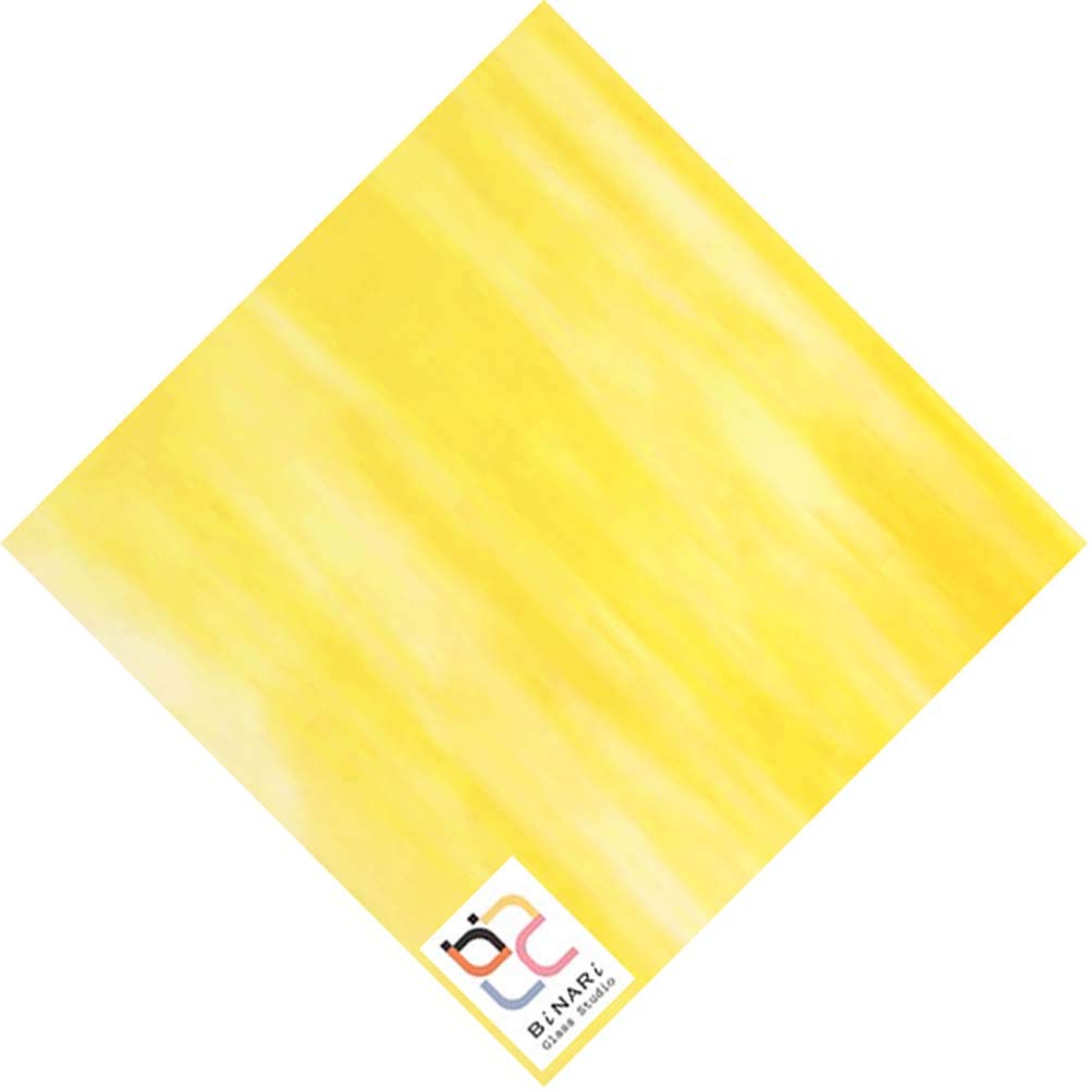 Wissmach Stained Glass Sheet and Mosaic Glass: Yellow, Dense Opal (8
