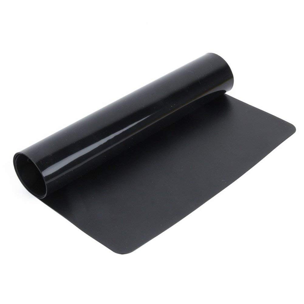 Cooking Mat Non Stick Oven Liners Reusable Silicone Heat Resistant Baking Mat Sheet (Black)