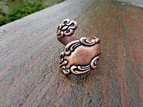 Copper Spoon Ring, adjustable spoon ring, Sizes 6-10. Bohemian, boho, fashion and accessories. Copper jewelry, jewellery.
