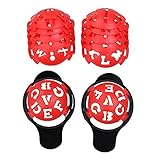 Generic Golf Ball Line Liner Marker Template Drawing Mark Alignment Putting Tool (6 in 1)