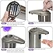 Soap Dispenser, Kolyes Touchless Motion Sensor Automatic Soap Dispenser; 4 Levels Adjustable/ Stainless Steel/ Battery Operated/ Hand-Free Soap Dispensers for Kitchen, Bathroom (Upgraded)