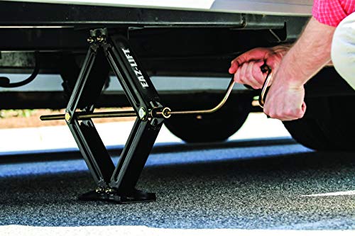 Eaz-Lift Pack of 2 24" RV Stabilizing Scissor Jack, Fits Pop-Up Campers and Travel Trailers, Can Support Up to 7,500 lbs. -(2 Pack) (48830) (Renewed)