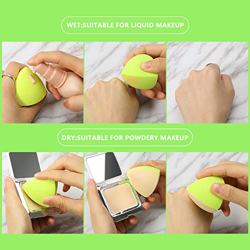 image for Docolor Cosmetics Beauty Sponge Blender Vegan Makeup Sponge For Powder
