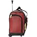 Lucas Cabin Luggage Collection - Small Lightweight 16 Inch Under Seat Bag - Garment Briefcase for Men & Women - Carry On Suitcase with 2- Rolling Spinner Wheels (Black)
