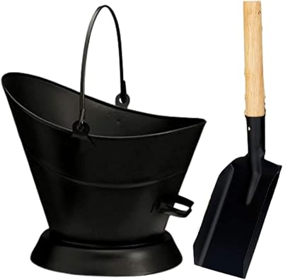 Trendi Heavy Duty Metal Fireside 41cm Large Waterloo Coal Bucket Hod Storage