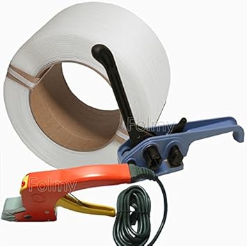 PP-Umreifungsset.16 mm. Umreifungsband 1000 lfm. 1 Spanner. 1 Schweißer. Nie wieder Umreifungsklemmen oder Hülsen.