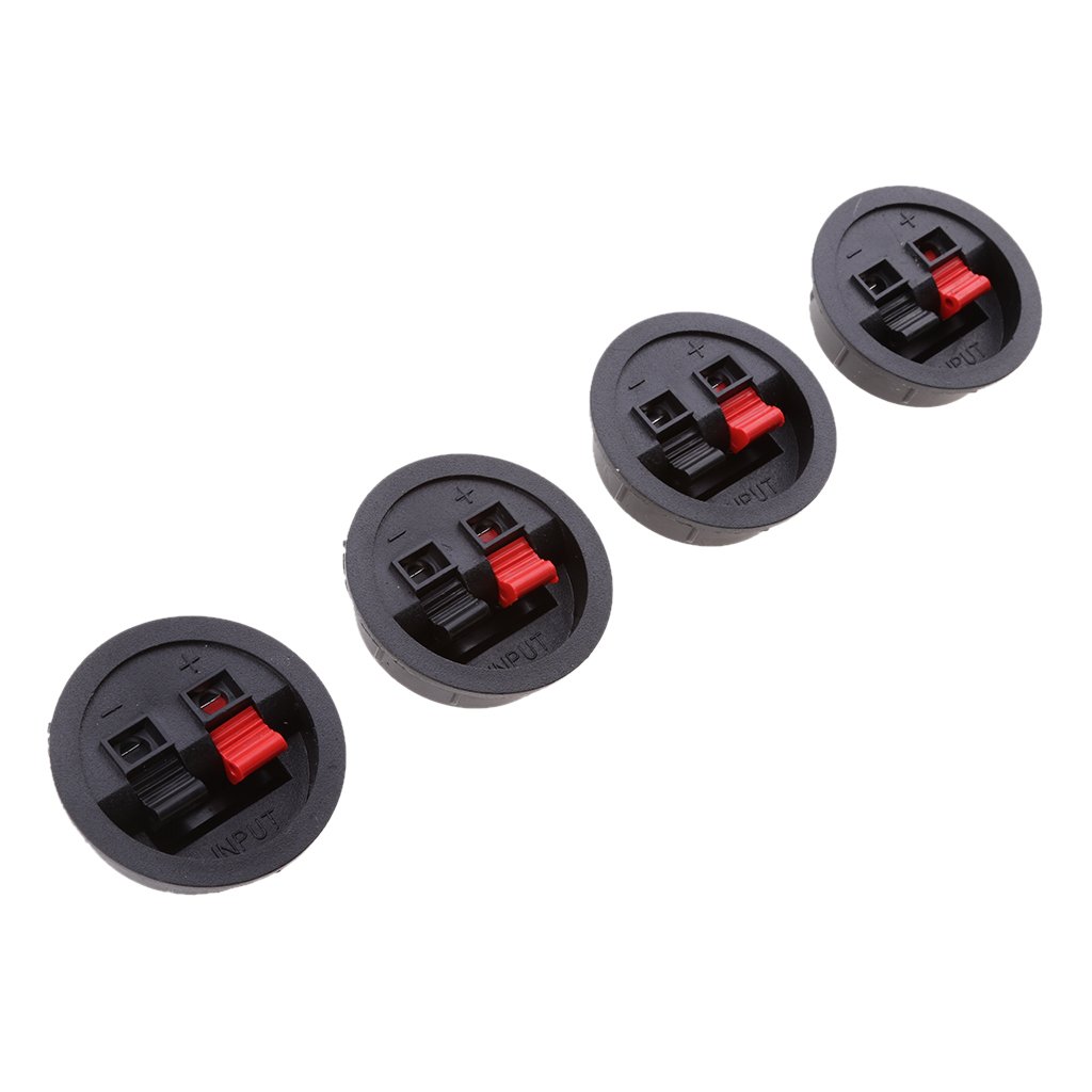 Phenovo 4 Pieces Round Shape Speaker Terminal Connectors Audio Amplifier Terminal Connection Terminal Connectors 2 Pin Speaker Terminal Connector Price Buy Phenovo 4 Pieces Round Shape Speaker Terminal Connectors Audio Amplifier Terminal