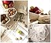 Reusable Produce Bags - Produce Bags - Organic Cotton Produce Bags - Muslin Bags (1, 2 Medium, 3 Small, 2 XSmall)