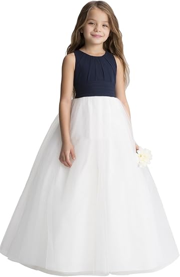 navy blue junior bridesmaid dress