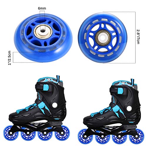 RUNACC Inline Roller Skate Wheels 82A 70mm Premium for Replacement