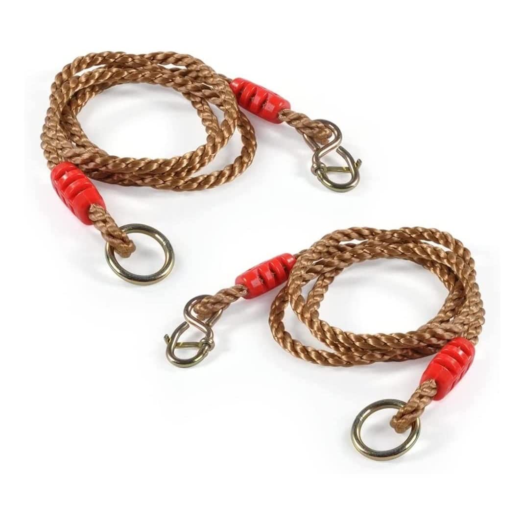 Alomejor 2Pcs 1.8m Tree Hanging Strong Ropes Adjustable Swing Ropes Perfect for Hammock Swing Chair