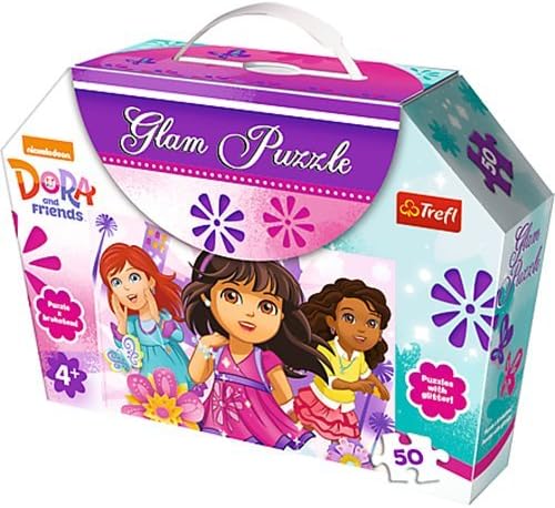 Dora and Friends, Glam skirts - 50pcs Glam jigsaw/Puzzles by trefl