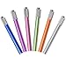 Shappy Aluminum Pencil Lengthener Extender Holder, Assorted Colors, 6 Pieces