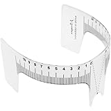 CJESLNA Updated Eyebrow Grooming Stencil Shaper Ruler Measure Tool Makeup Reusable