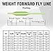 Croch Weight Forward Fly Fishing Line WF 3F 4F 5F 6F 7F 8F 100ft + Backing Line + 9ft Leader