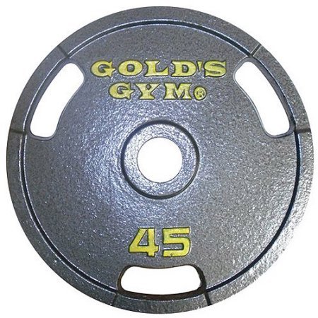 golds gym 45lb plates