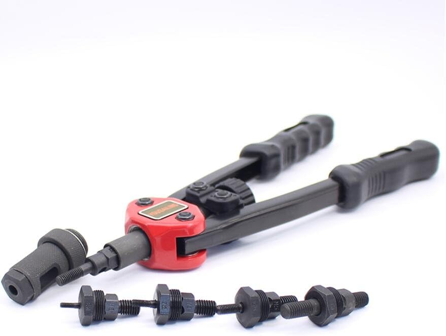 Nut Gun 12" Blind Auto Riveter Nut Tool Heavy Hand Insert Rivet Nut Tool Manual Mandrels M3 M4 M5 M6 M8