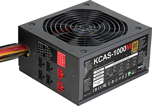 AeroCool-KCAS-1000W-80Plus-Bronze-Noise-Reducing-Components-Black