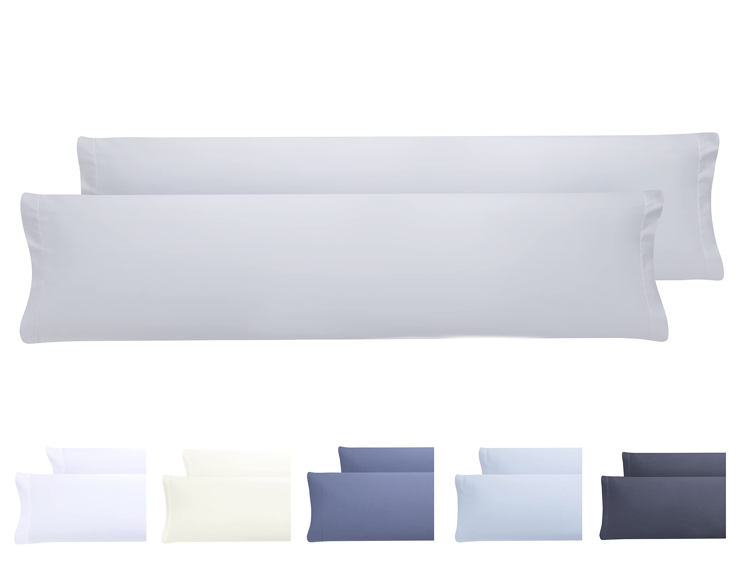 Todocama Set of 2 Extra Soft Hypoallergenic Microfibre Pillow Cases