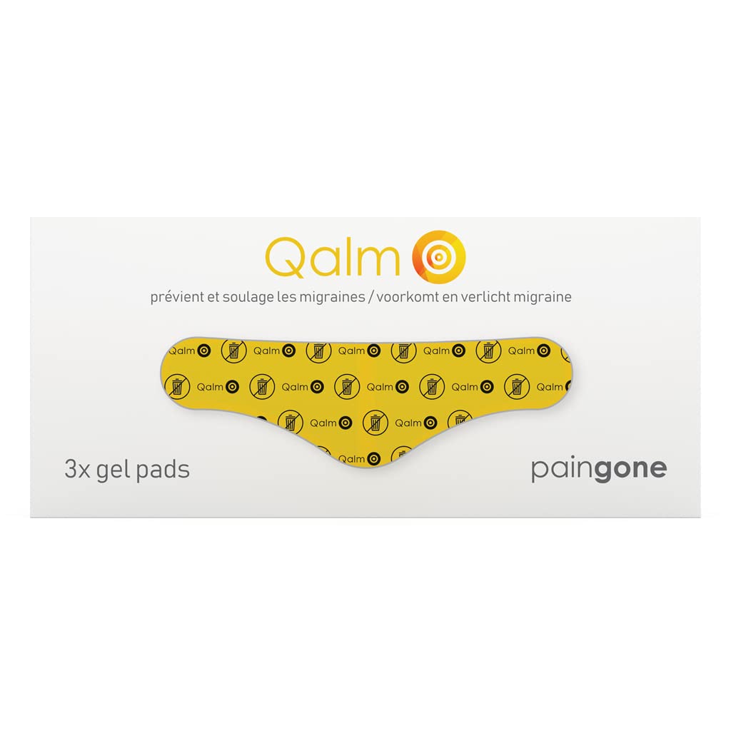 Paingone Qalm Gel Pad Replacement for Use Exclusively with Qalm Device 3 Gel pads