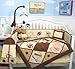 SoHo Let's Play Game Baby Crib Nursery Bedding Set 13 pcs included Diaper Bag with Changing Pad & Bottle Case