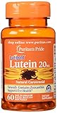 Puritan's Pride Lutigold Lutein 20mg 60 Softgels 2 Bottles