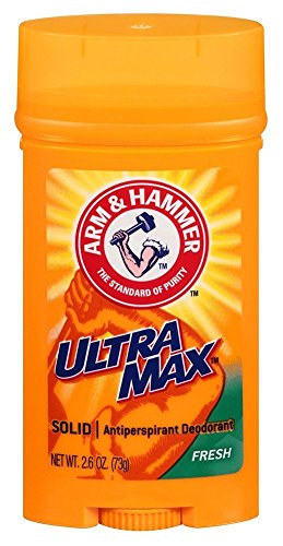 Arm & Hammer Deodorant 2.6 Ounce Solid Ultra Max Fresh (Wide) (76ml) (3 Pack)