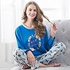 DMMSS-Signore-carino-manica-lunga-cotone-pigiama-Set
