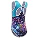 BAOHULU Gymnastics Leotards for Toddler Girls Shiny Lace Spliced Dance Outfit Athletic Apparel