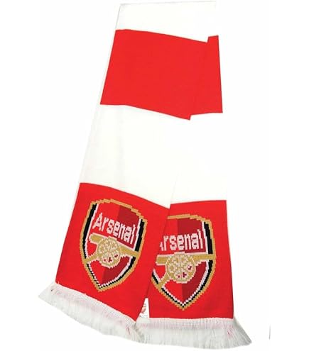 Amazon.com: Arsenal FC Authentic EPL Imported Stripe Scarf