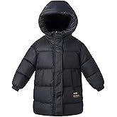 Vryndelle Girls Waterproof Coat Winter Parka Long Puffer Jacket Padded Heavyweight Clothes
