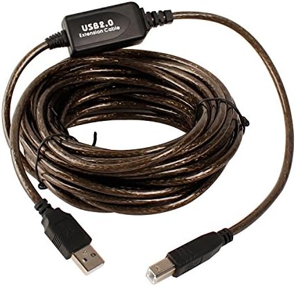 USB 2.0 A-Male to B-Male Cable - High Speed Printer / Scanner / Repeater Cable - 25ft (7.6 Meters)