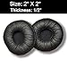 Earpads, Ear Pads, Ear Cushion Replacement for Headset, Compatible with Sennheiser Px200, Audio-Technica Ath-es3, Sony Mdr-710lp, Etc. (Packaged 1 Pair (2 Pieces)) T-001 (Black)